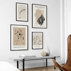 SET DE 4 CUADROS KANDINSKY