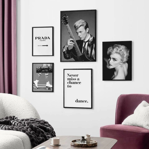 SET DE 5 CUADROS MUSIC