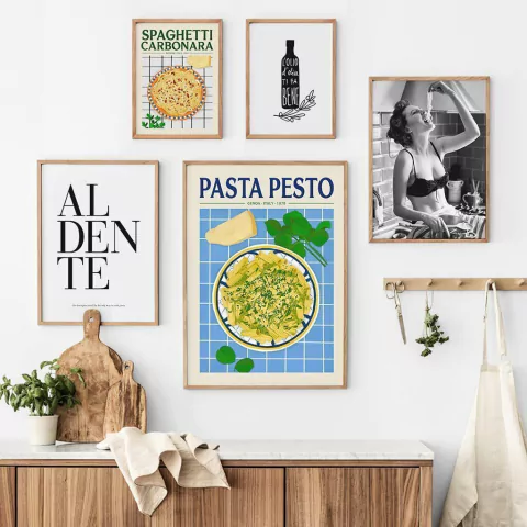 SET DE 5 CUADROS AL DENTE