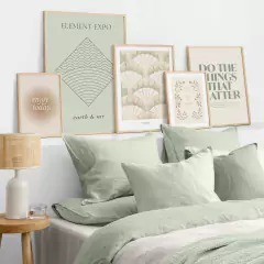 SET DE 5 CUADROS EARTH & AIR
