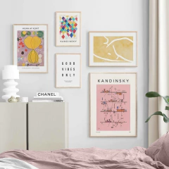 SET DE 5 CUADROS HILMA