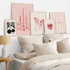 SET DE 5 CUADROS MA CHERIE - comprar online