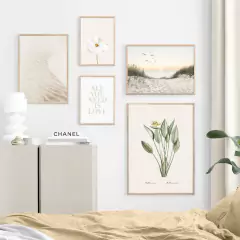 SET DE 5 CUADROS SAND