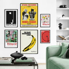 SET DE 6 CUADROS WARHOL