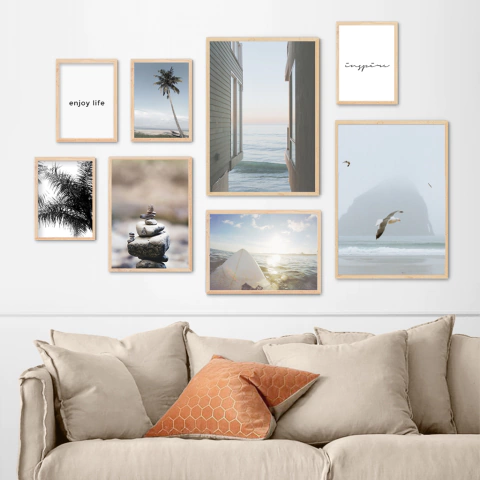 SET DE 8 CUADROS TRANKI