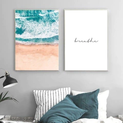 SET DE 2 CUADROS BREATHE SEA