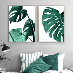 SET DE 2 CUADROS MONSTERA