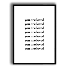 CUADRO YOU ARE LOVED