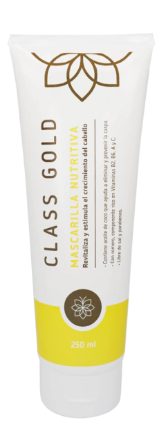 MASCARILLA NUTRITIVA CLASS GOLD PARA EL CABELLO 250ml