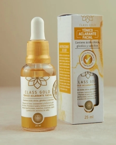 TÓNICO ACLARANTE CLASS GOLD PARA EL ROSTRO 25ML Ó 50ML en internet