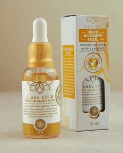 TÓNICO ACLARANTE CLASS GOLD PARA EL ROSTRO 25ML Ó 50ML en internet