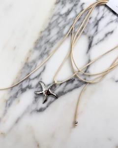 COLLAR GAMUZA ESTRELLA DE MAR (9124)