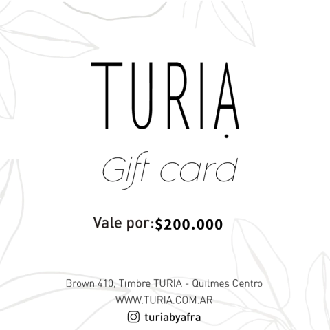 GIFT CARD $200.000