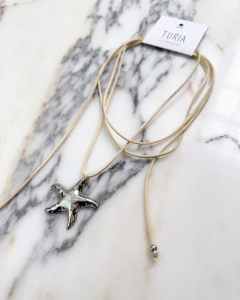Imagen de COLLAR GAMUZA ESTRELLA DE MAR (9124)