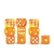 Set de dados D6 - Amarillo y Naranja Marmolados - comprar online