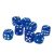 Set de Dados D6 - Azul Translucido - comprar online
