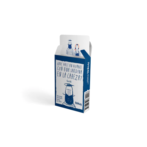 ¿Qué hace un hombre con una sardina en la cabeza? en internet