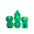 Set de Dados de Rol - Turquesa y Verde Fosforescentes - comprar online