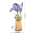 Puzzle 3D - Purple Iris - comprar online