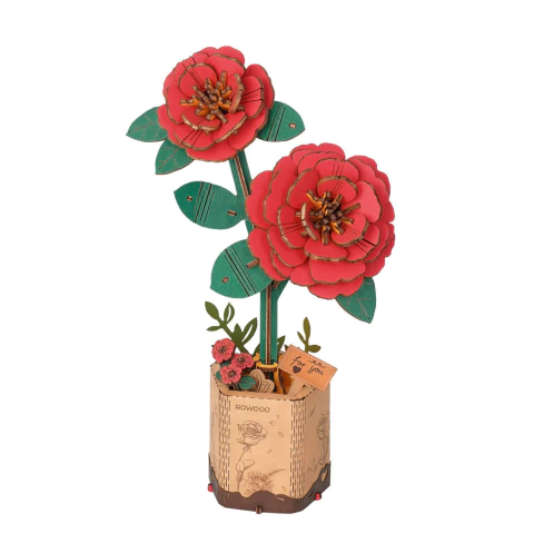 Puzzle 3D - Red Camellia - comprar online