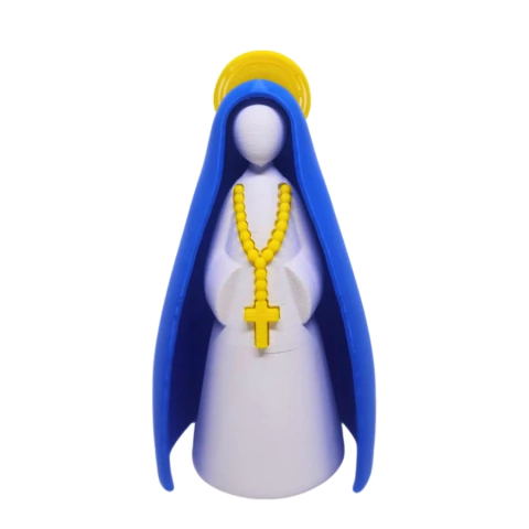 Imagem Nossa Senhora Peça Religiosa em Impressão 3D