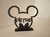 Centro de mesa mickey - Eco Laser, presentes geek - Luminaria de led, Quadros em mdf | Decoração Geek