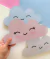 Placa infantil Nuvem feliz Sorrindo (cores)