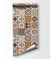 Papel de Parede Azulejo Mix Marrom - Decoração infantil | Loja Printme