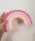 Enfeite de porta Macramê Arco-íris colorido MAC002 - comprar online