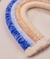 Enfeite de porta Macramê Arco-íris azul MAC001 - comprar online