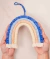 Enfeite de porta Macramê Arco-íris azul MAC001 - comprar online