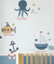 Adesivo Infantil Fundo do mar AM602 - loja online