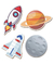 Kit placas tema espaço KIT013