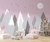 Painel de parede Montanhas fundo rosa - Decoração infantil | Loja Printme