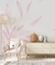 Painel de parede Aquarela pétalas rosa PP0128