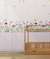 Painel de parede Jardim Florido com borboletas PP0142