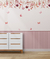 Painel de parede Jardim Vintage com borboletas - Decoração infantil | Loja Printme