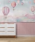 Painel de parede céu de balões Rosa colorful PP0148