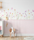 Painel de parede Jardim Delicado Rosa PP0161 - Decoração infantil | Loja Printme