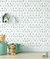 Papel de Parede gotinhas fofas menta