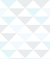 Papel de Parede Triângulos azul e cinza - Decoração infantil | Loja Printme