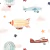 Papel de parede Aviões e Balões aquarela PP078 - Adesivo e Papel de Parede Infantil | Printme