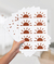 Adesivo de meio Sol Boho transparente PR0114 - Decoração infantil | Loja Printme