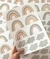 Adesivo de parede Arco-íris para decoração quarto de bebê
