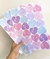 Adesivo coração aquarela rosa e roxo PR0194 na internet