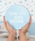 Placa decorativa sonhe alto frase Azul PR0741 - comprar online