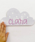 Placa decorativa Nuvem com nome PR0743 na internet
