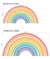 tema arco iris quarto de menina