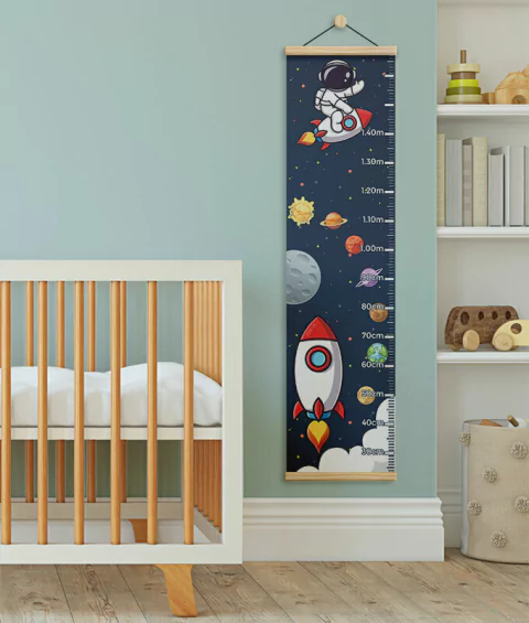 Régua de crescimento Espaço astronauta REG006 - comprar online