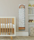 régua de crescimento infantil bebe arco iris